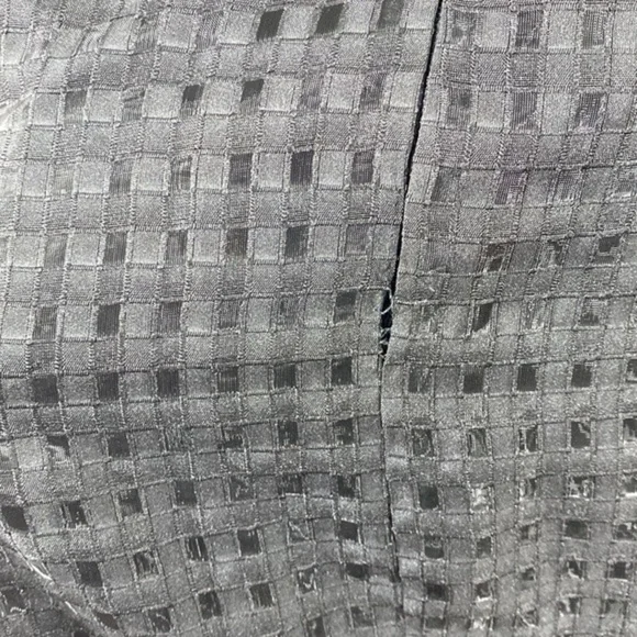 NWT BCBGeneration Black Square Mesh Tie Bust Front Slit Maxi Dress KK22 - Picture 12 of 15